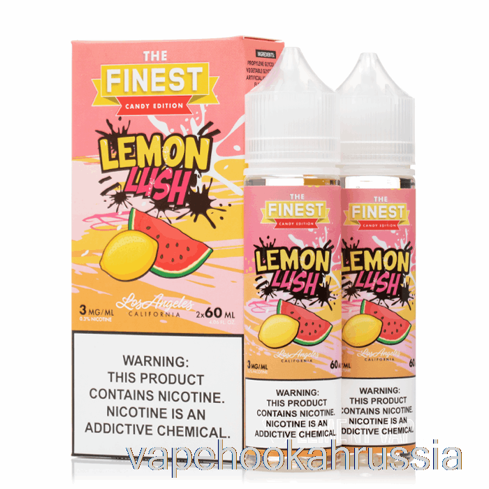 сок для вейпа Lemon Lush - The Finest Candy Edition - 120мл 0мг